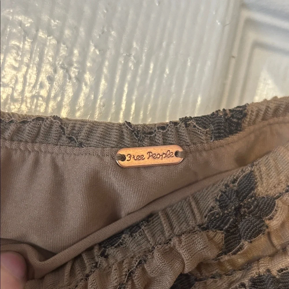 Free People Margo Maxi Skirt - Black and Brown - Picture 7 of 8